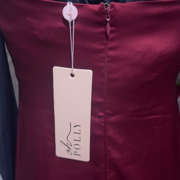 M086 OHPOLLY RED DRESS 👗 sizes UK12 US8 - Picture 8 of 13